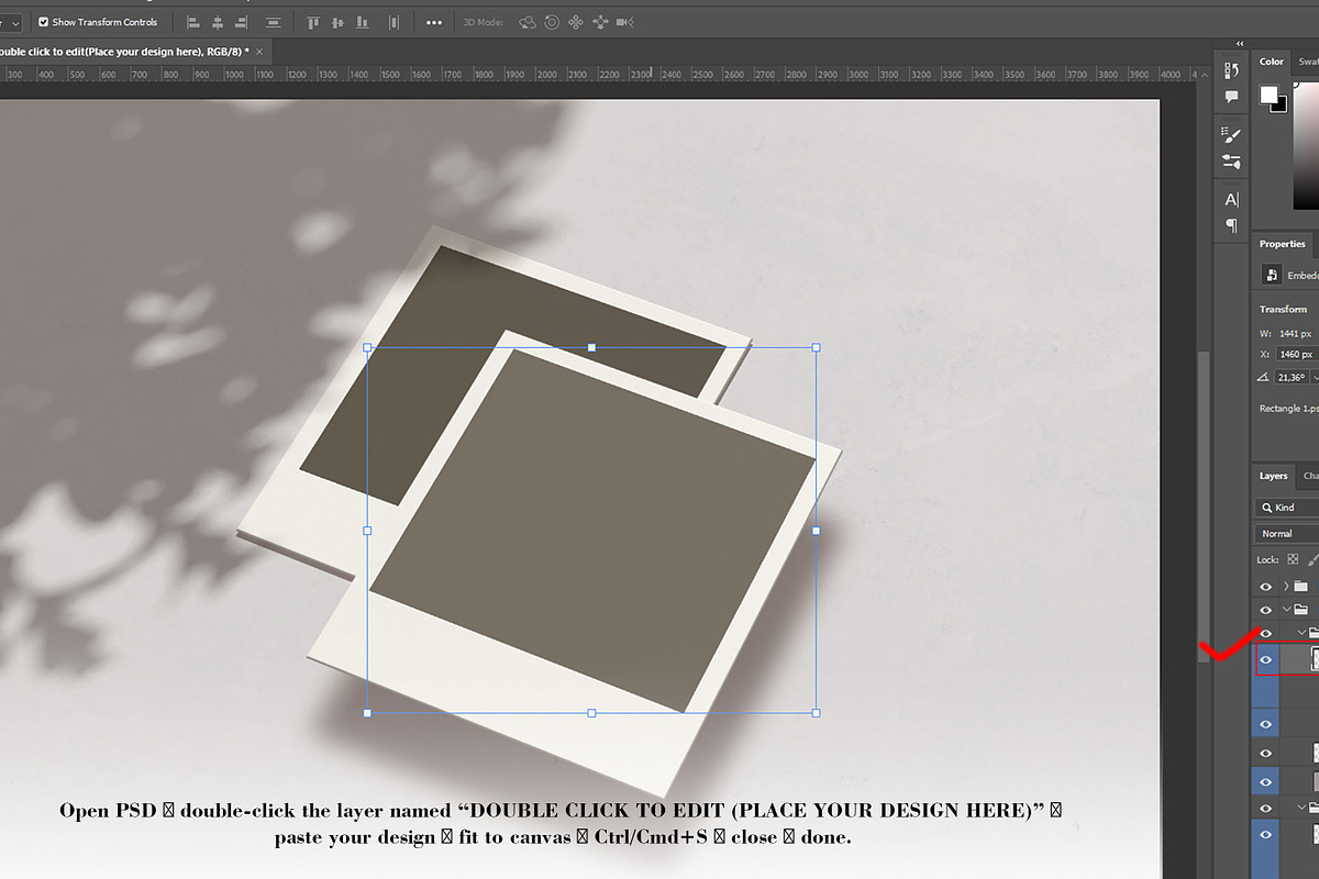 Minimalist Polaroid Photo Mockup, a Presentation Template by Art-Jek.std (Photo 3 of 3)