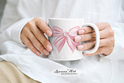 Bows Watercolor Clipart Collection, a Decorative Illustration by Leonaa art (Thumbnail 8 of 9)