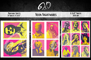 Neon Nightmares: Retro Horror, a Background Graphic by NiiiNArt (Thumbnail 5 of 9)