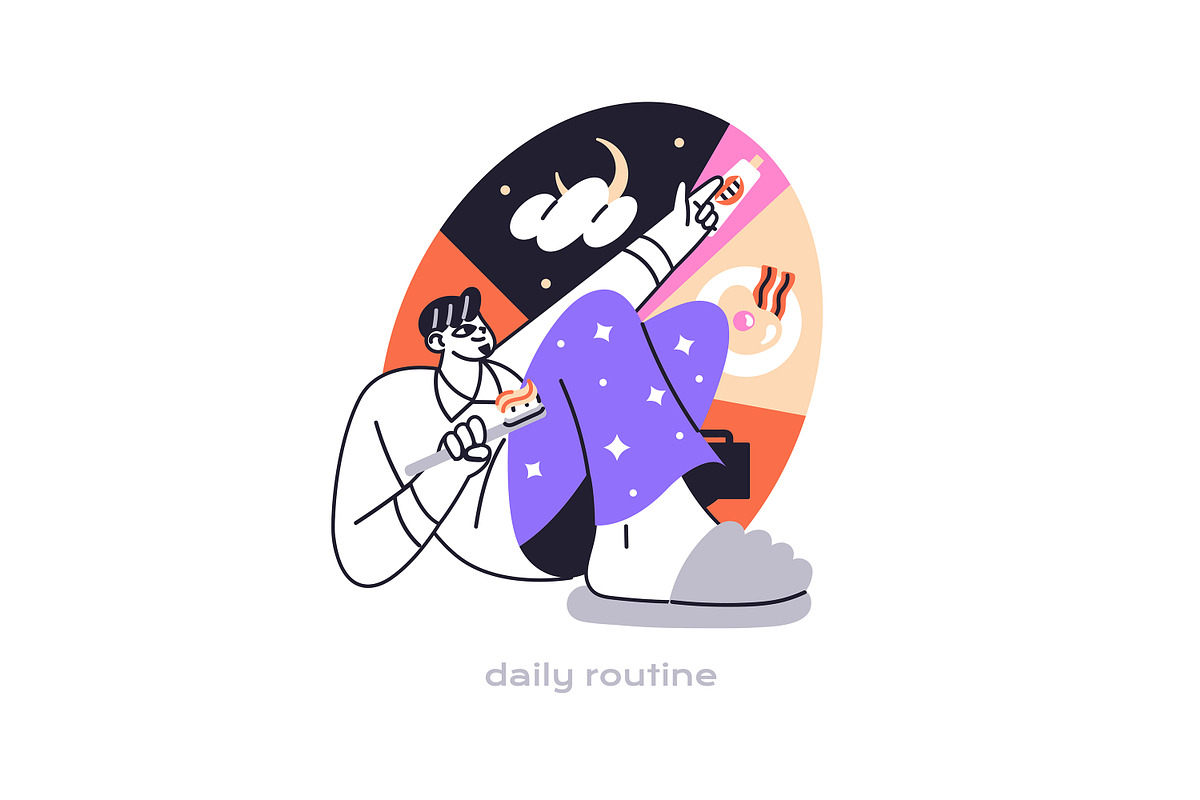 Personal development concept set, a Person Illustration by PaperTrident (Photo 7 of 27)