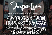 Jasper Liam, a Handwritten Font by HaKi Studio (Thumbnail 5 of 5)