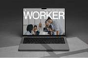 Worker - Company Website UI KIT App, a Device Mockup by Odama (Thumbnail 5 of 6)
