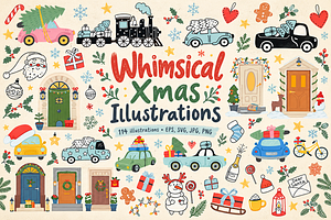 Whimsical Xmas Illustrations