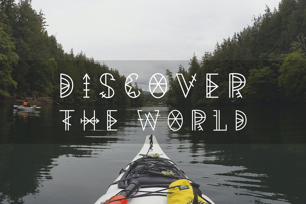 DECORATIVE FONT BUNDLE : 4 in 1, a Script Font by Katrinelly (Photo 8 of 17)