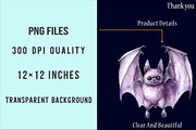 Lavender Halloween Clipart PNG, an Illustration by SinaCreation (Thumbnail 4 of 10)