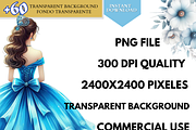 Blue Princess Clipart quince png dre, a Person Illustration by VM PARTYS  BY TAIRUMA (Thumbnail 33 of 40)