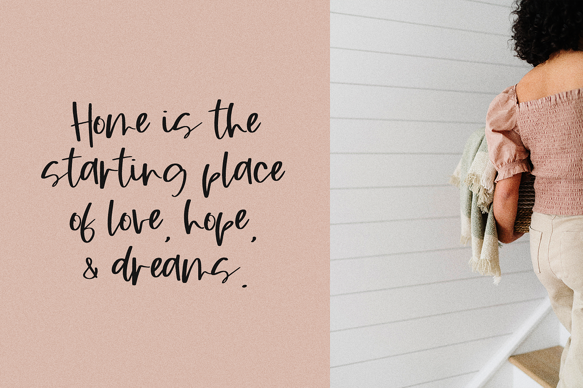 Rusticity Script, a Handwritten Font by Beck McCormick (Photo 2 of 10)