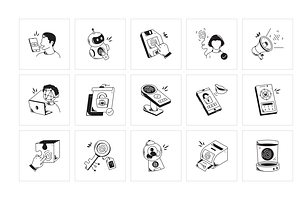 Animated Biometric Recognition Icons