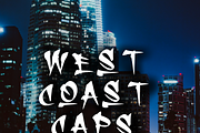 WEST COAST CAPS, a Handwritten Font by Beau Hopps Design (Thumbnail 4 of 6)
