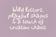 Artistic Handcrafted Font, a Handwritten Font by BilberryCreates (Thumbnail 7 of 12)