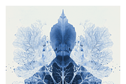 Role Co. Cyanotype Leaf in Symmetry, a Texture Illustration by milatovar (Thumbnail 18 of 21)