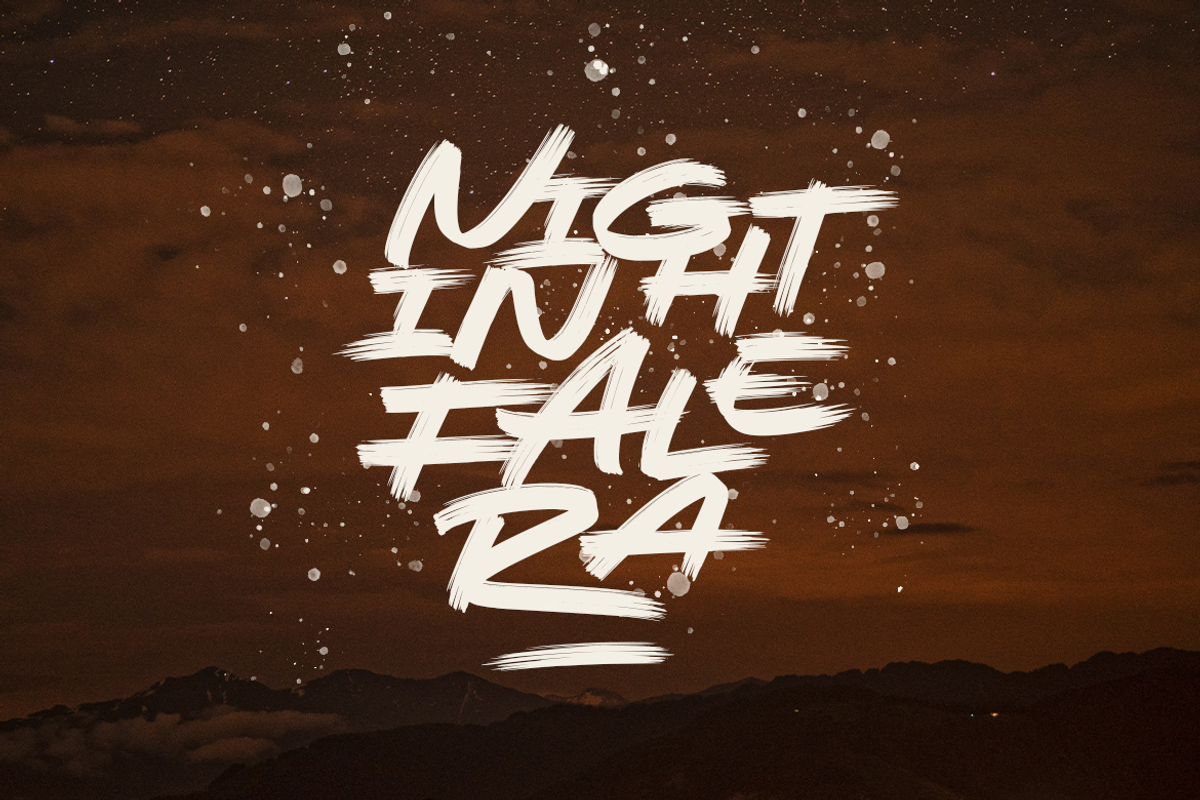 Sikat Rusak • A Dry Brush, a Font by azetypestudios.com (Photo 20 of 22)