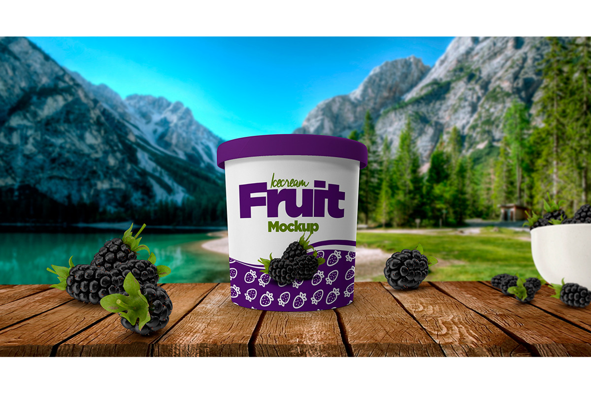 Ice Cream Cup Mockup, a Cups & Container Mockup by rogeriomarcos (Photo 8 of 9)