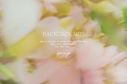 Soft Floral Spring Blur Backgrounds, a Background Graphic by eclosque (Thumbnail 2 of 48)