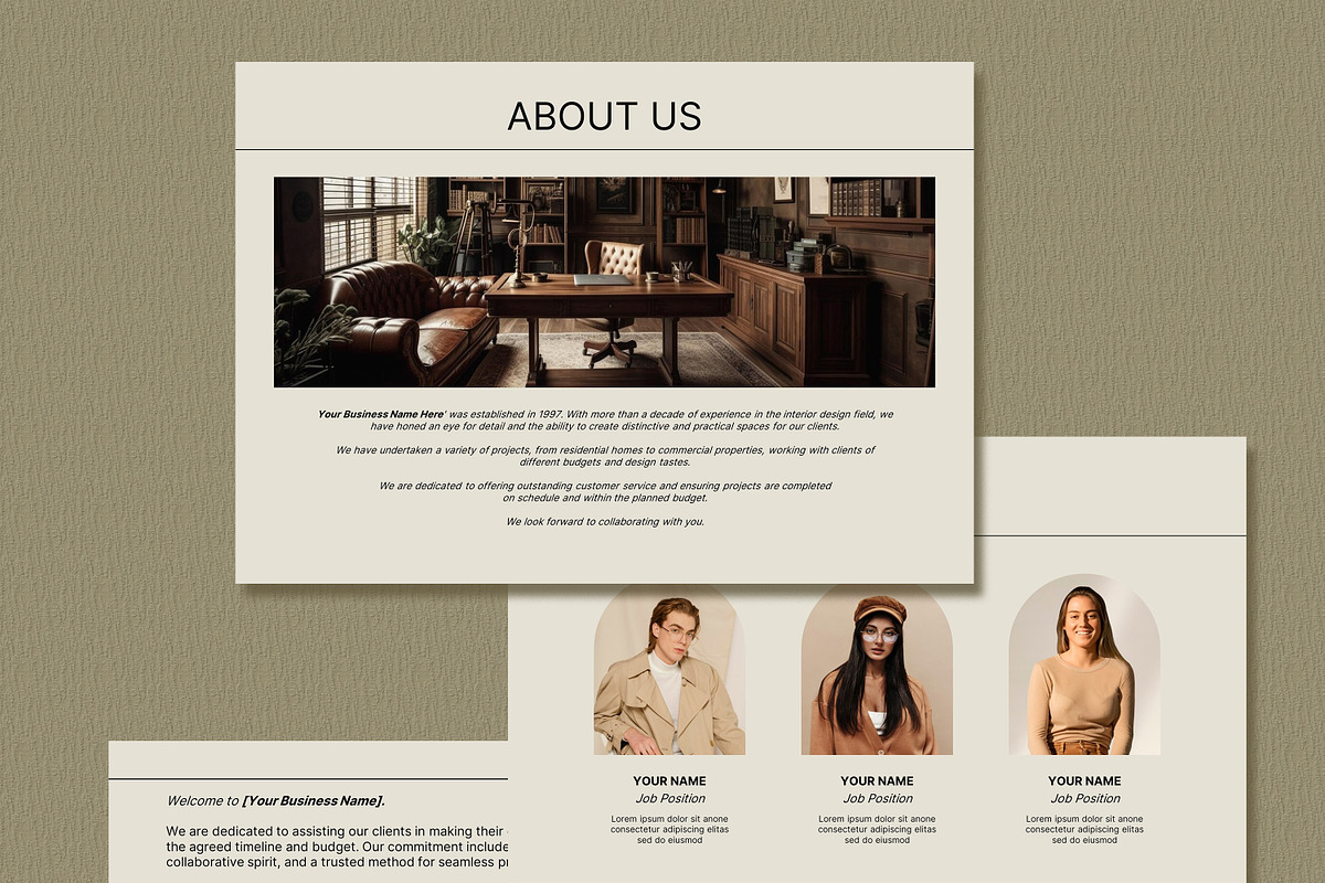 Interior Design Proposal Template, a Presentation Template by SKY CREATION (Photo 4 of 7)