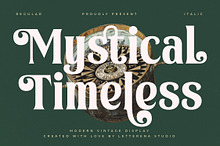 Mystical Timeless Modern Vintage