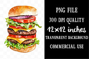 Watercolor Bbq Barbecue Clipart, an Illustration by Designking (Thumbnail 4 of 4)
