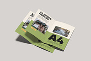 A4 Bi-Fold Brochure Mockup, an Advertising Mockup by safrizalstudio (Thumbnail 10 of 13)