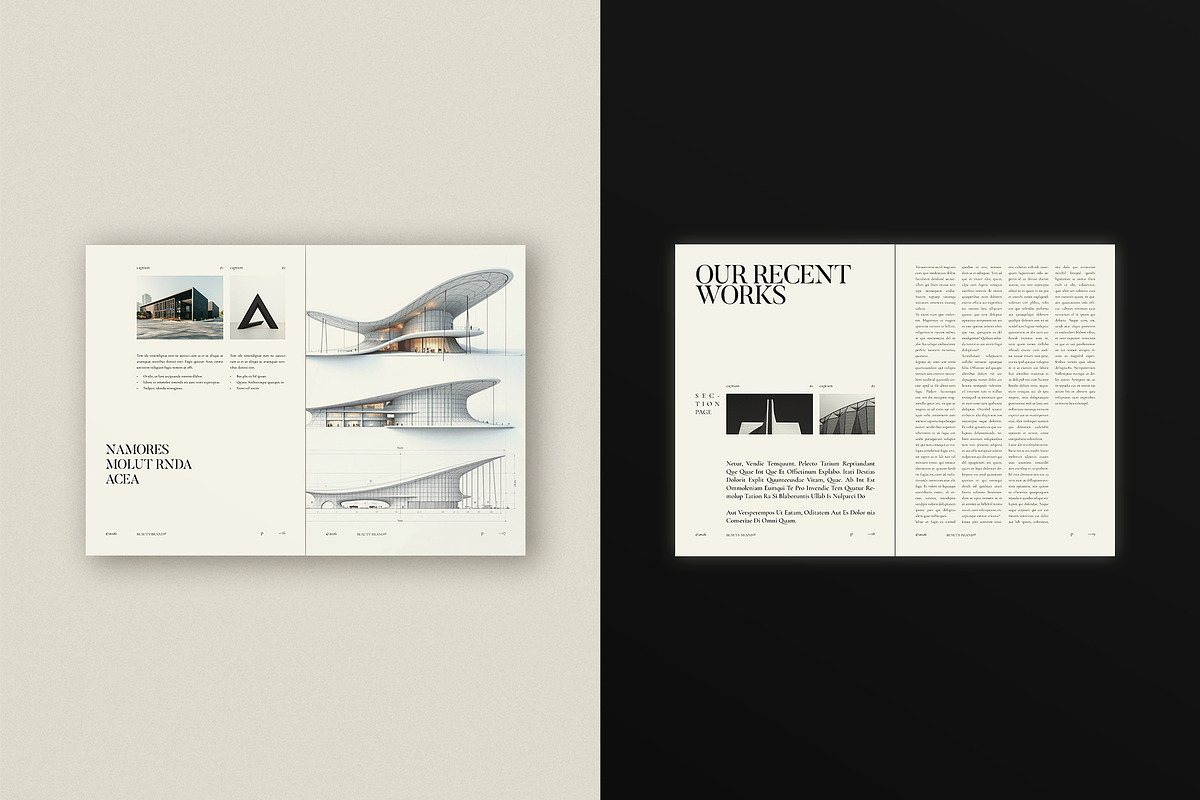 Architecture Magazine Template, a Magazine Template by ArtisanaAura (Photo 8 of 15)