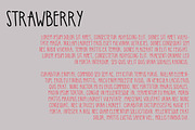 strawberry | handwritten sans serif, a Sans Serif Font by southwood corner (Thumbnail 7 of 8)