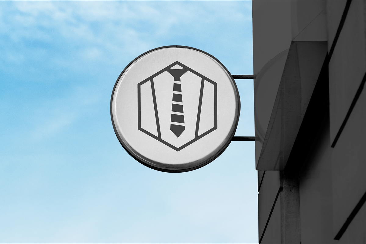 tie and tuxedo suit outline logo, a Graphic by Rizkaarishandy_shop (Photo 2 of 2)