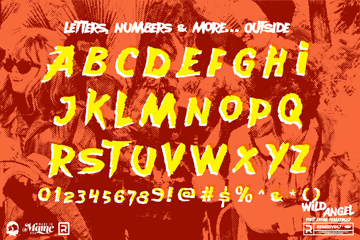 Wild Agel - Summertime Biker Font, a Handwritten Font by Remedy667 (Photo 10 of 10)