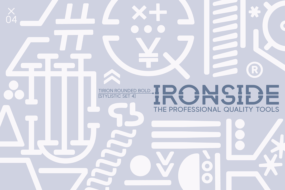 Tirion - The Ultimate Logo Toolkit, a Sans Serif Font by TirionType (Photo 5 of 15)
