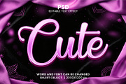Cute Text Effect Style Template, a Layer Style Add-On by bdrobin (Thumbnail 1 of 2)