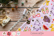 Summerween Seamless Pattern, a Pattern Graphic by Chonnieartwork (Thumbnail 4 of 5)
