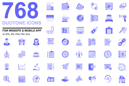 Duotone Essential Icons, a Duotone Icon by alexdndz