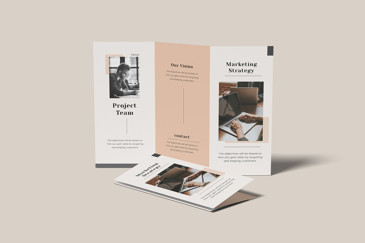 A4 Trifold Brochure Mockup Bundles, a Brochure Template by Graphic Aesthetic (Photo 9 of 20)
