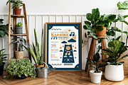 Folk Art Karaoke Night Flyer, a Flyer Template by Hole Hope Design (Thumbnail 3 of 10)