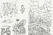 New Perennial Garden Wedding, a Decorative Illustration by divanovskaya_nv (Thumbnail 7 of 27)