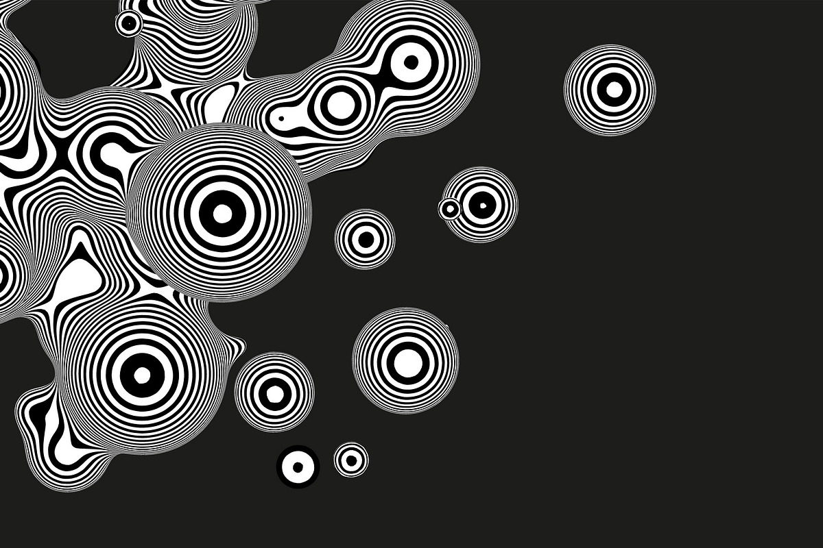 50 Zebra Metaballs, an Object Graphic by GarryKillian (Photo 50 of 51)