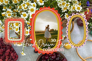 Whimsical decorative frames, a Decorative Illustration by Chikovnaya
