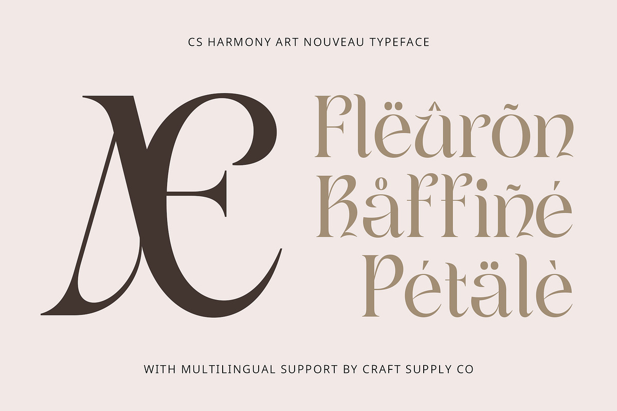 CS Harmony – Uncial Font, a Serif Font by Craft Supply Co. (Photo 4 of 8)