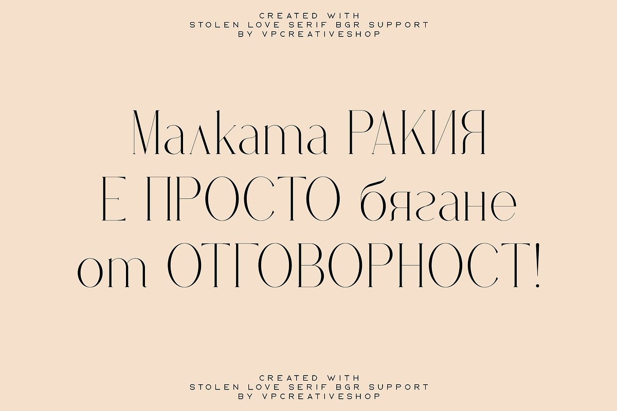 Stolen Love - Elegant serif typeface, a Serif Font by VP Fonts (Photo 28 of 34)