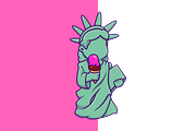 Cute Liberty Landmark Holding, an Object Illustration by Artstorystudio (Thumbnail 2 of 3)