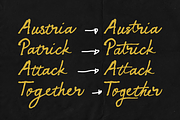 Sympathic, a Script Font by Letterature Std. (Thumbnail 5 of 10)