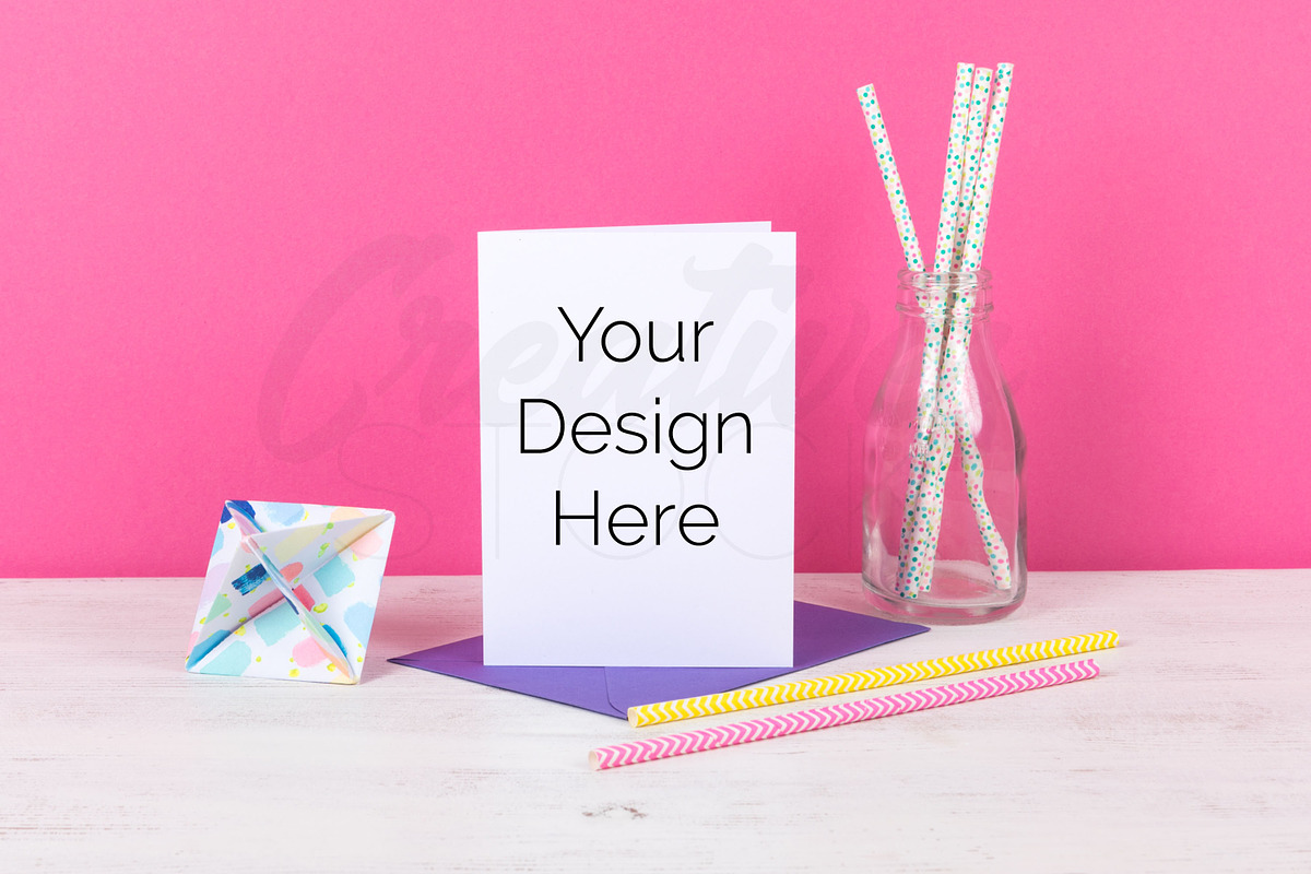 Birthday Brights A6 Card Bundle, a Print Template by Creatives STOCK (Photo 5 of 7)