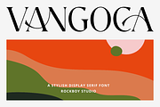 Vangoca - Display Serif Font, a Serif Font by RockboyStd (Thumbnail 1 of 12)