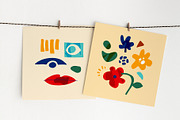 Matisse face creator & Collage, an Object Graphic by Yamurchik (Thumbnail 3 of 12)