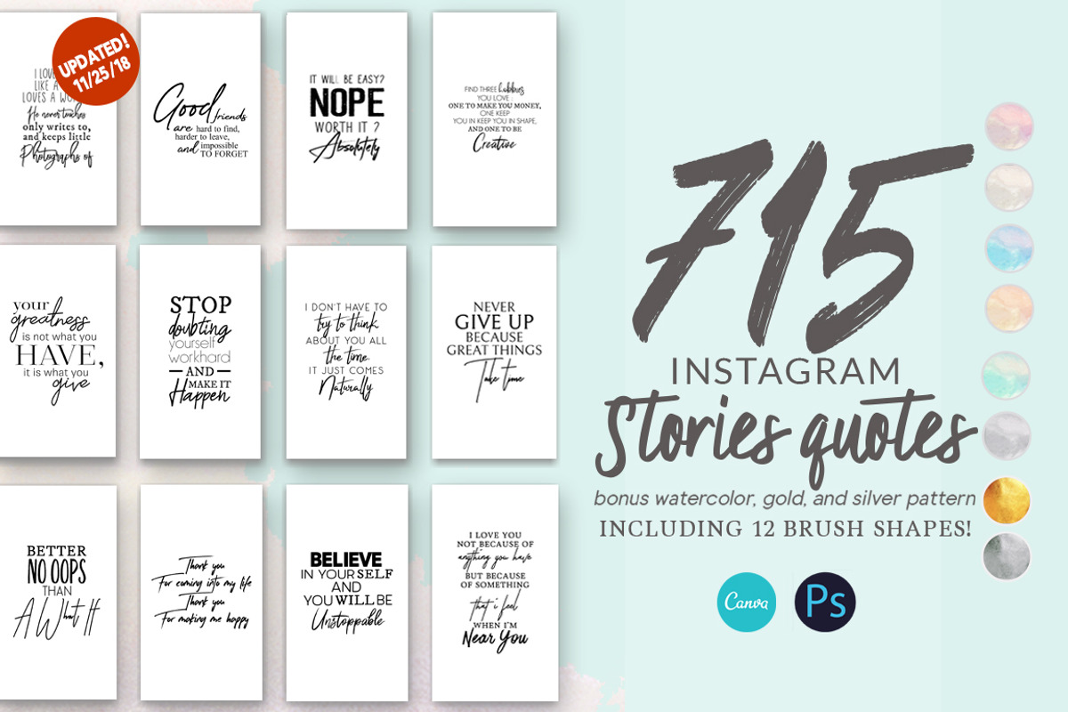 Instagram Stories Quote, a Social Media Template by Eviory (Photo 1 of 31)