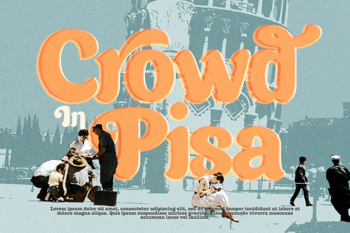Brown Wager - Chunky Retro Bold Font, a Serif Font by Shakira Studio (Photo 5 of 12)