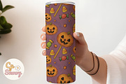 Halloween Candy Pumpkins Seamless, a Texture Illustration by CpSnowy (Thumbnail 3 of 5)