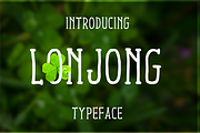 Lonjong Font, a Sans Serif Font by Akdesain (Thumbnail 1 of 3)