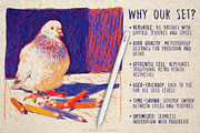 50 Retro Pencils - Procreate Brushes, a Brush Add-On by Nuclear Brushes (Thumbnail 2 of 8)