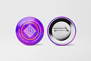 Pin Mockup, a Product Mockup by zpackcreative (Thumbnail 1 of 4)
