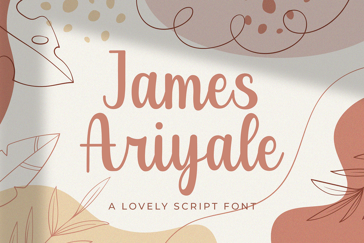 James Ariyale - Handwritten Font, a Handwritten Font by StringLabs (Photo 1 of 13)