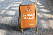 Sandwich Board Mockup, a Product Mockup by mockupbuys (Thumbnail 3 of 4)